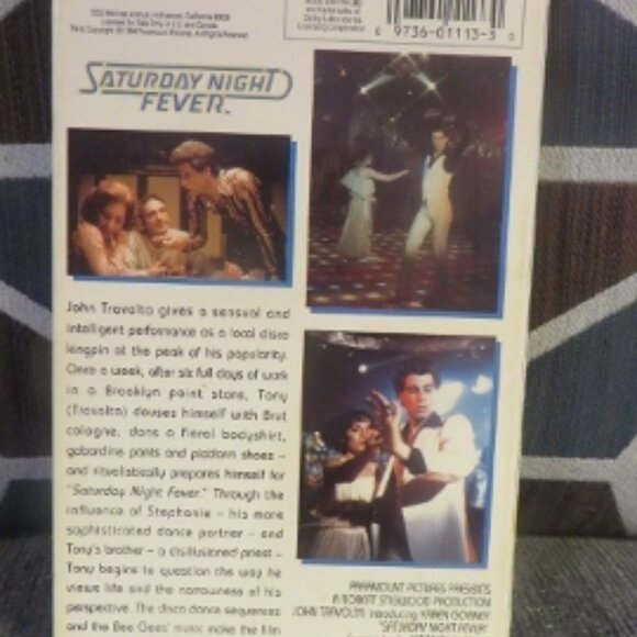 SATURDAY NIGHT FEVER - 1977 - VHS (1994 Release) - Picture 2 of 9